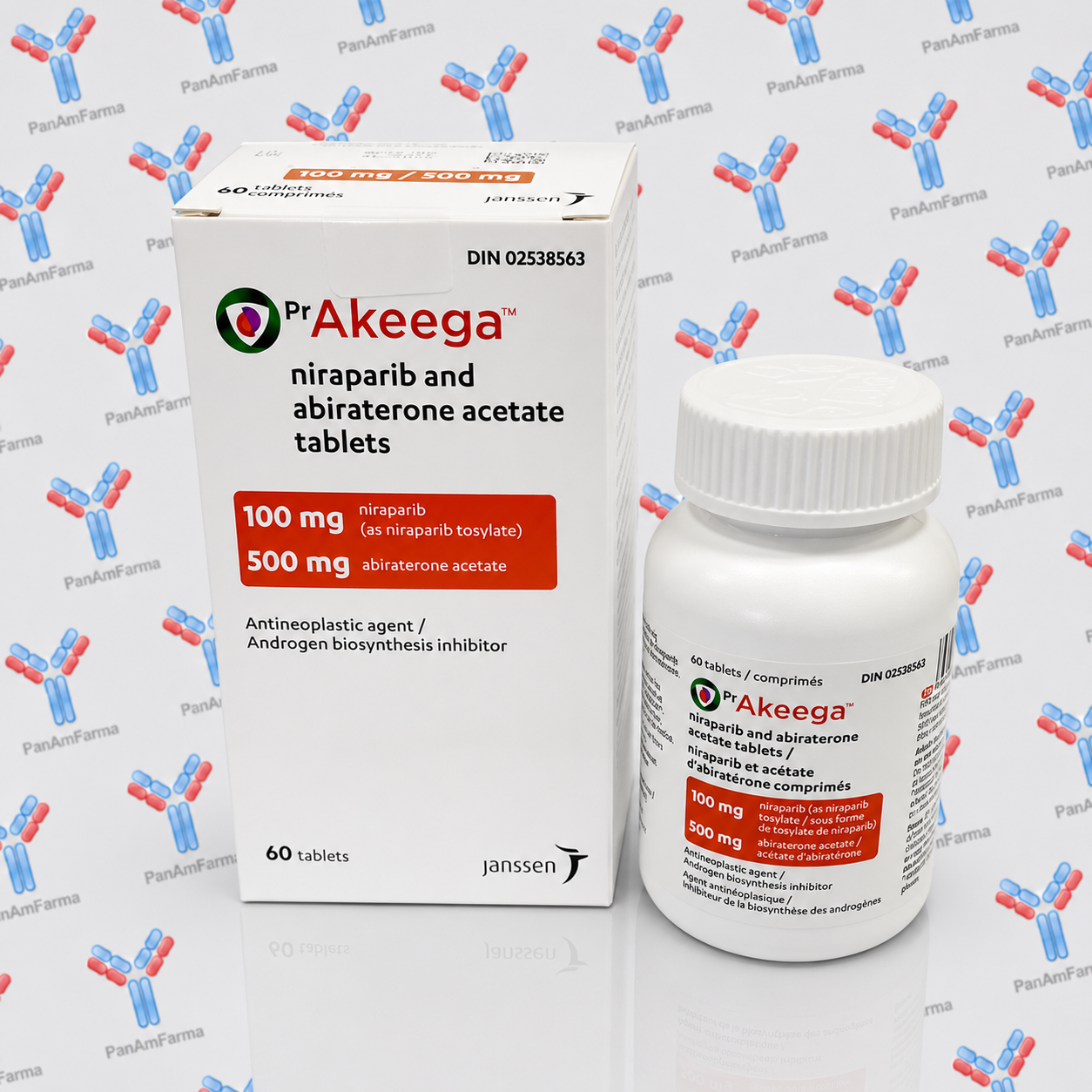 Niraparib / Abiraterone 100/500mg