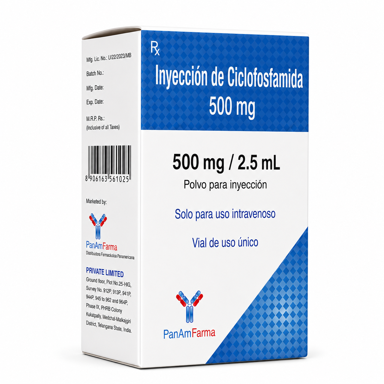 Cyclophosphamide 500mg/2.5mL