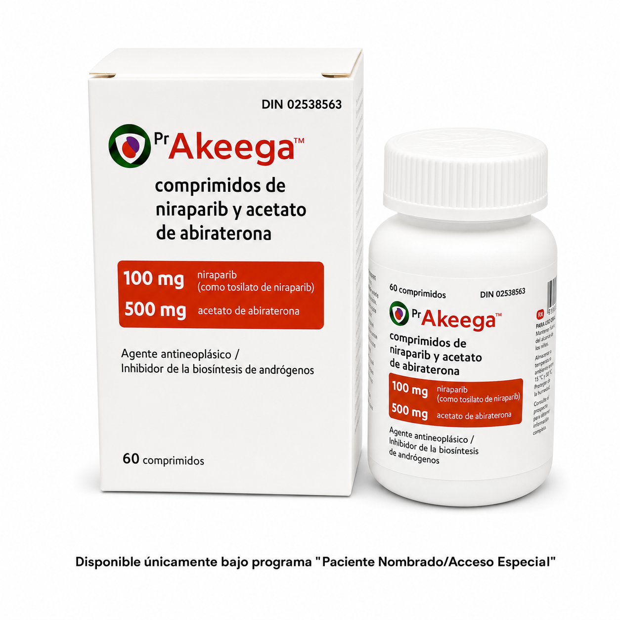 Niraparib / Abiraterone 100/500mg