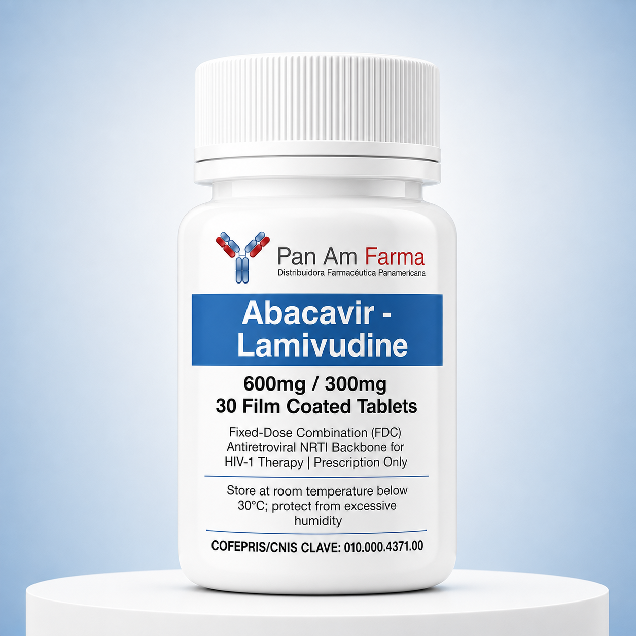 Abacavir/Lamivudine 600mg