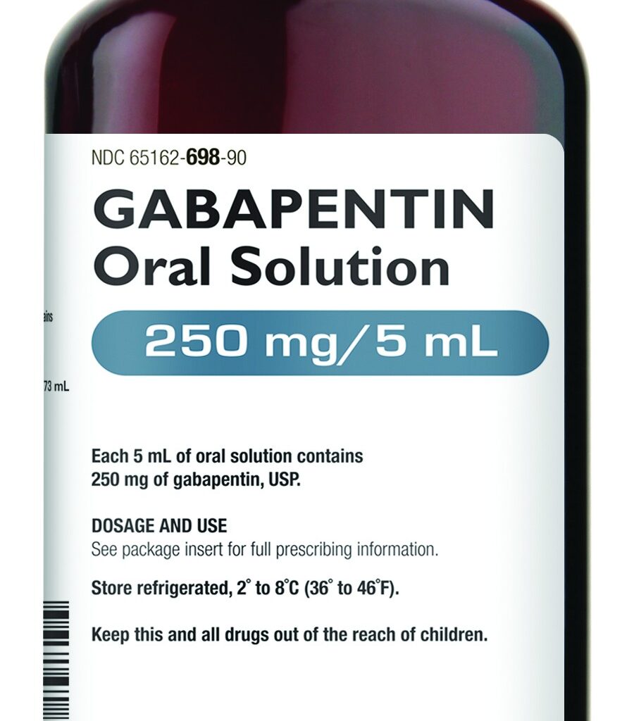 Gabapentin Oral Solutions 250 mg /5ml