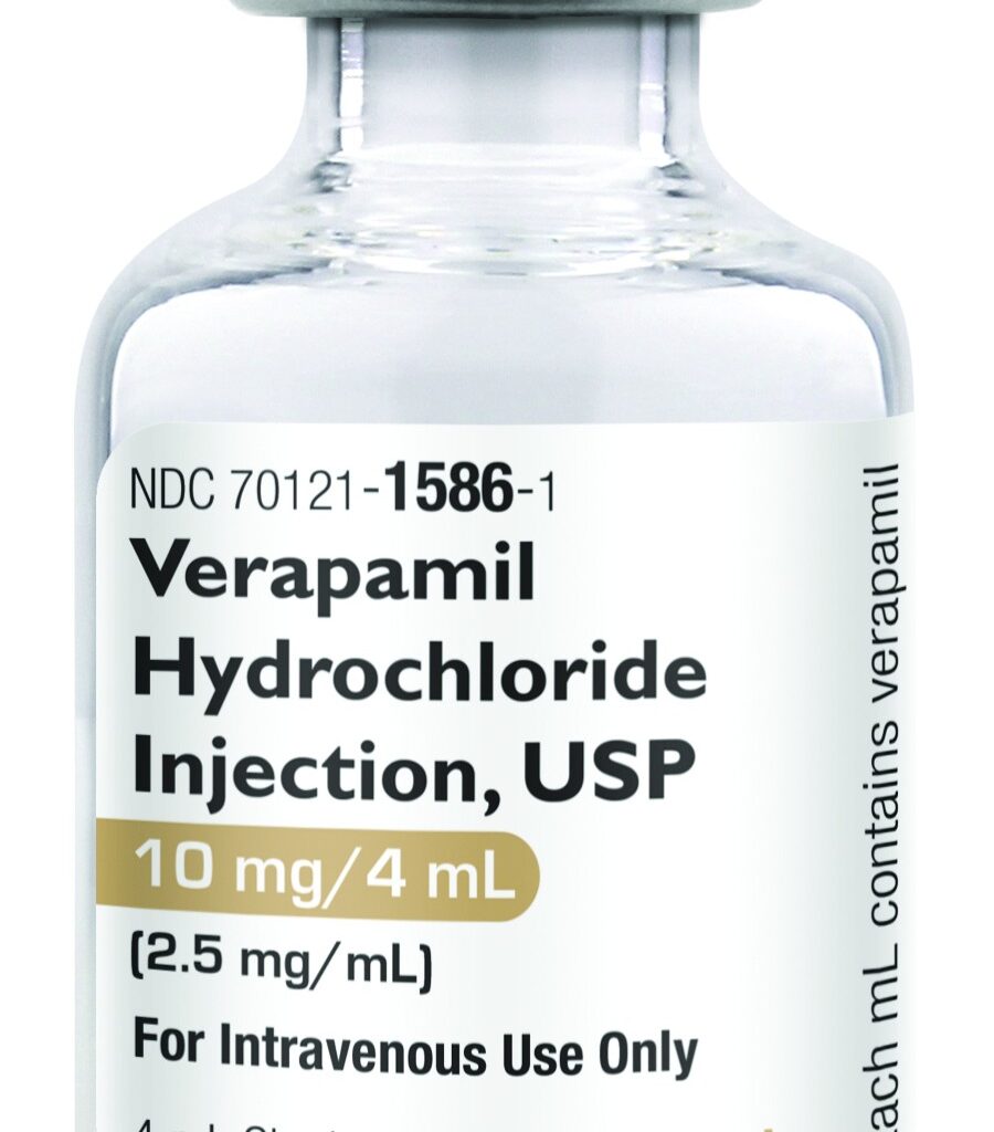 Verapamil Hydrochloride, USP 10mg/4ml