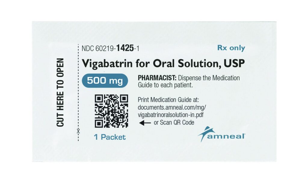 Vigabatrin for Oral Solution, USP 500mg