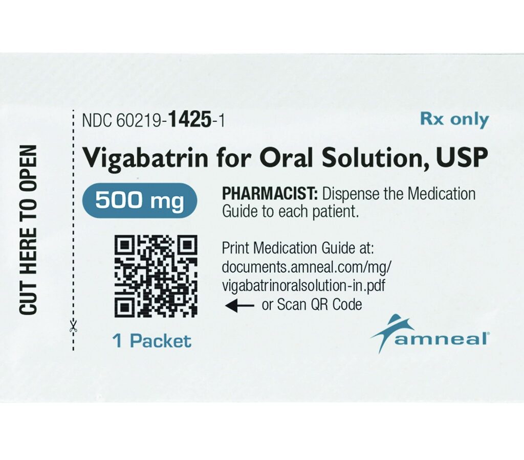 Vigabatrin for Oral Solution, USP 500mg